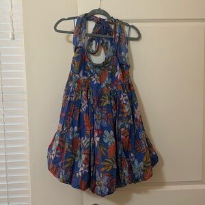 Free people Mai Tai Mini floral dress size Large!